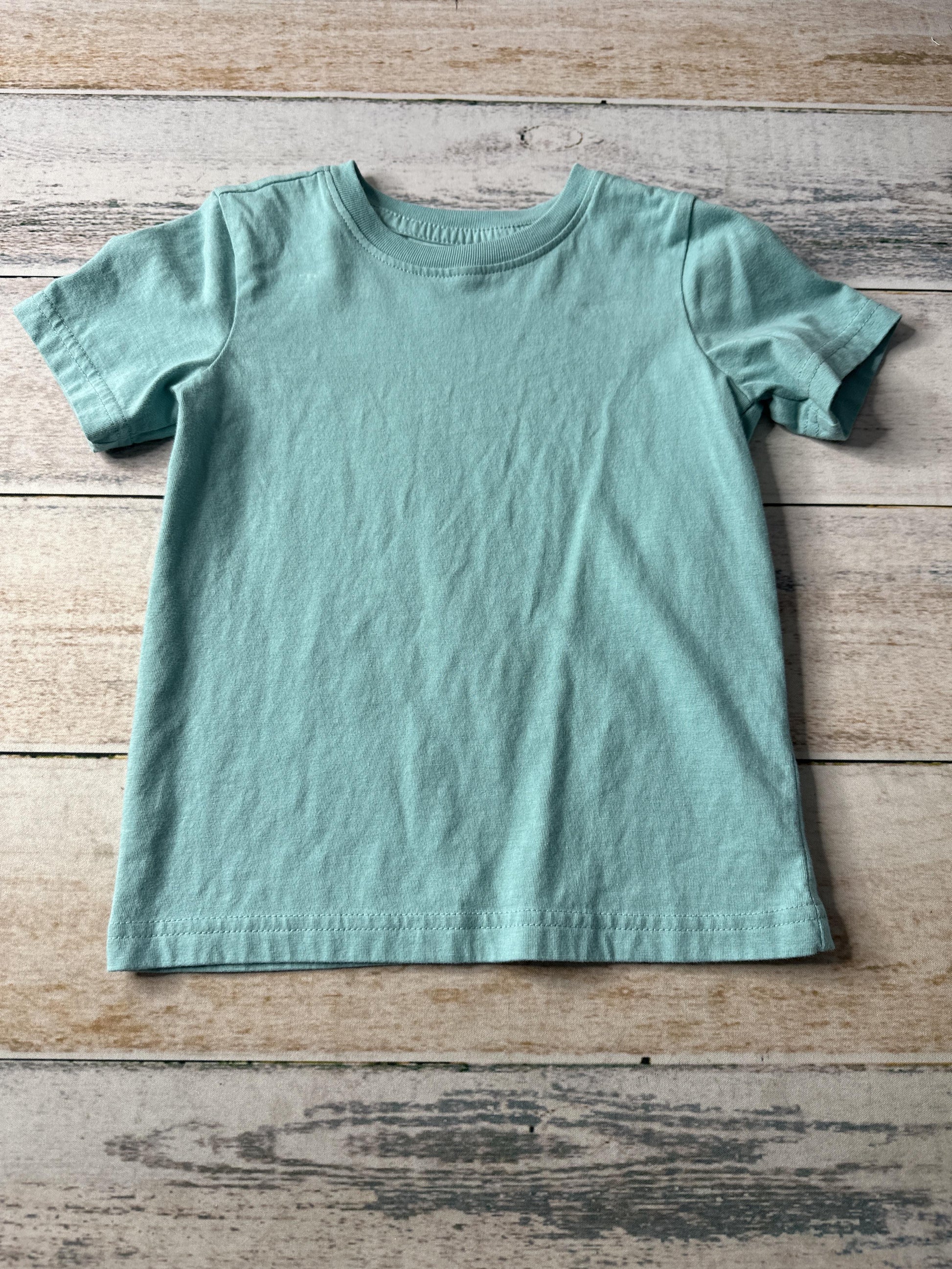 Primary Unisex Teal T-Shirt Size: 3T Teal