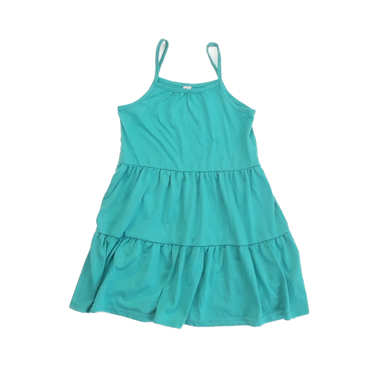 Unknown Girls Teal Dress Size: 7-8 Years EU 120 Teal