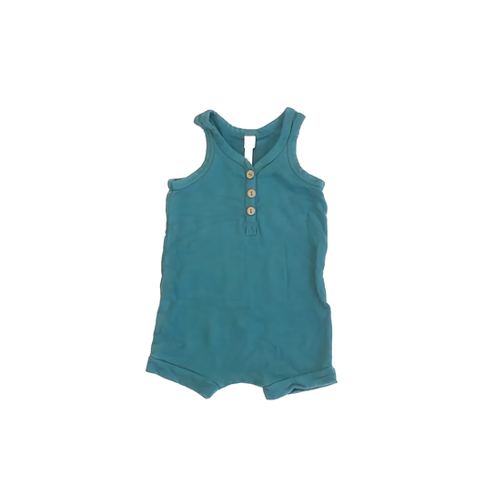 Childhoods Unisex Teal Romper Size: 2T Teal