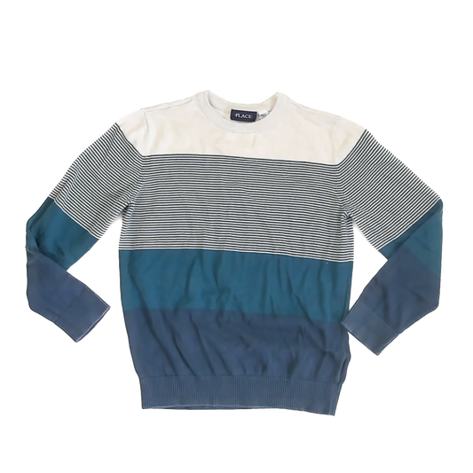 Children's Place Girls Teal Sweater Size: 10-12 Years Teal