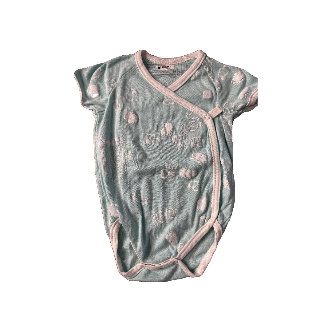 Under The Nile Unisex Teal Onesie Size: 3-6 months Teal