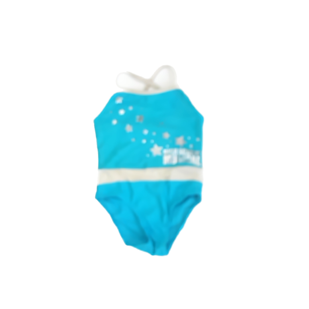 High School Musical 3 Girls Teal 1-piece Swimsuit Size: XS (4-5T) Teal