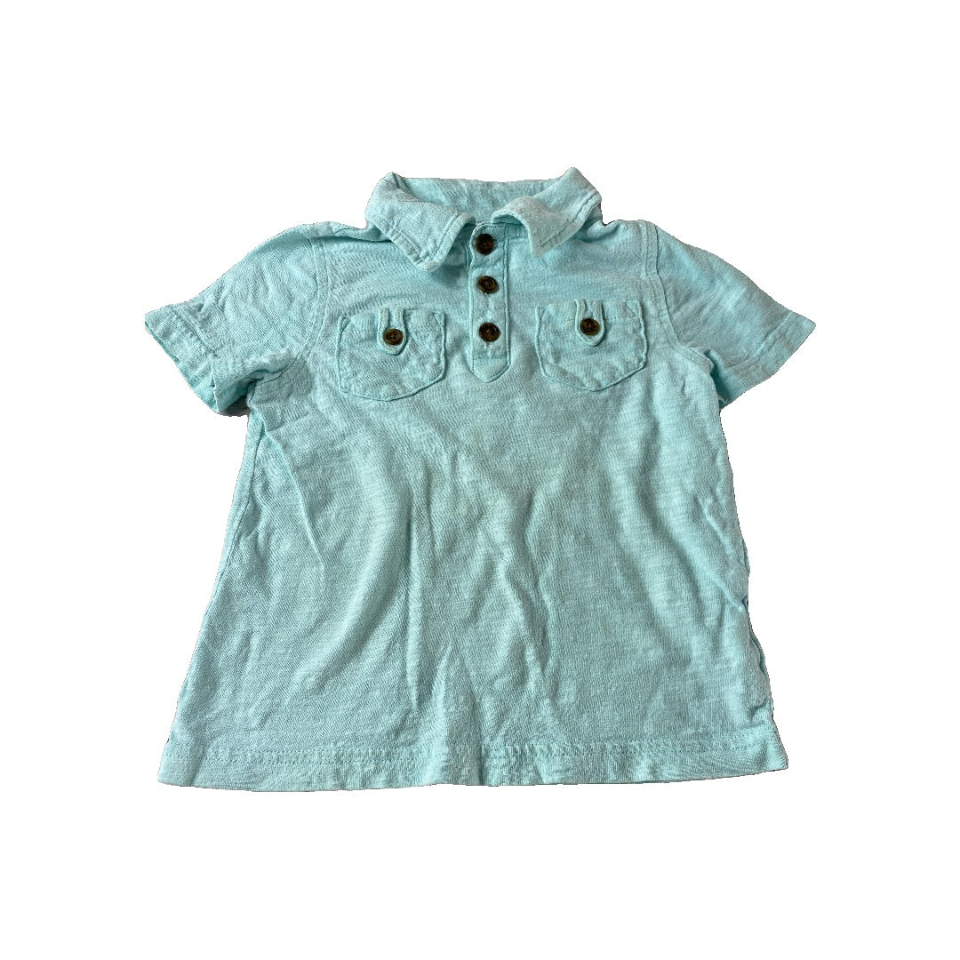 Old Navy Boys Teal Polo Shirt Size: 3T Teal