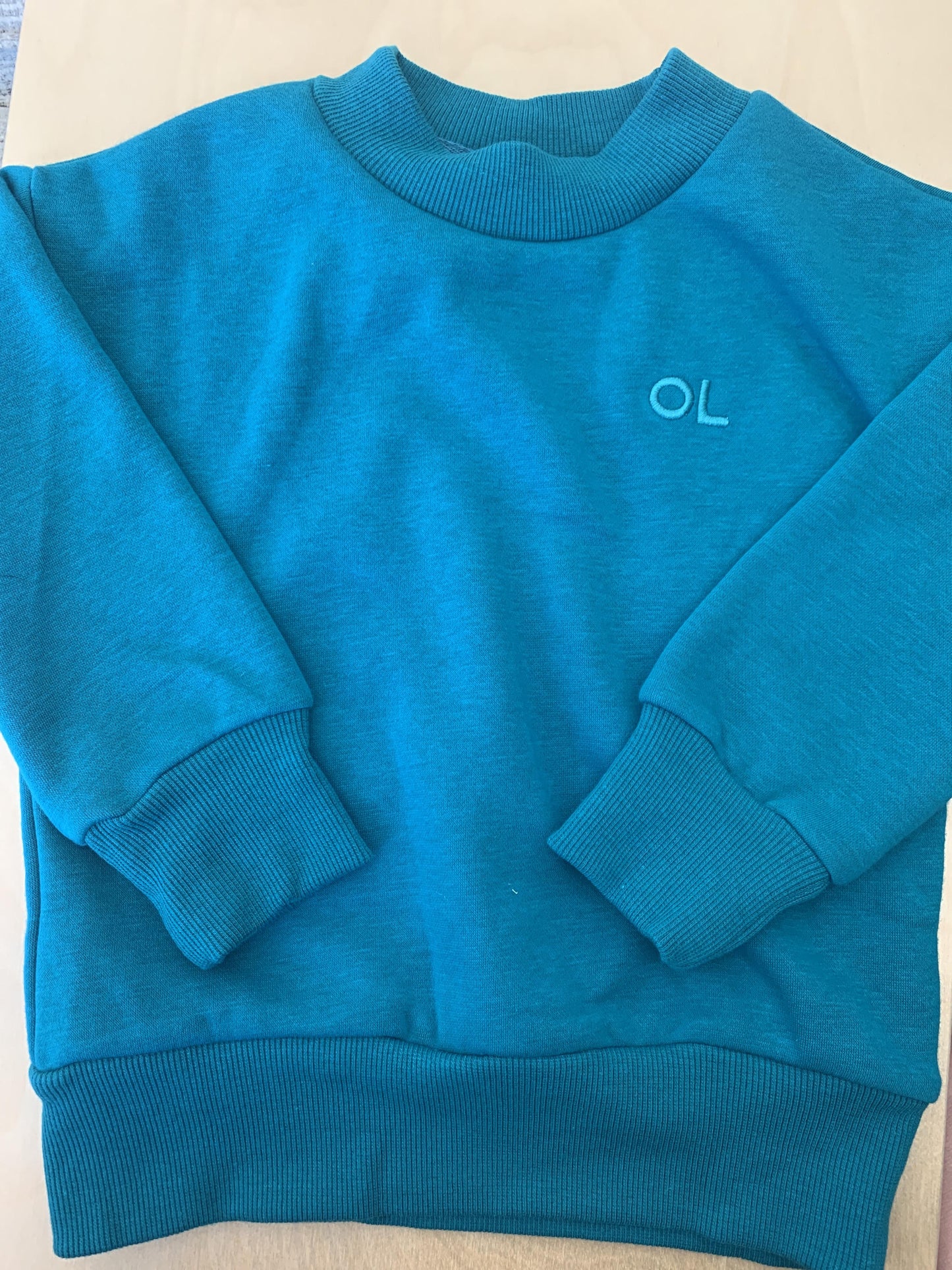 Orcas Lucille Boys Teal Sweatshirt Size: 18-24 months Teal
