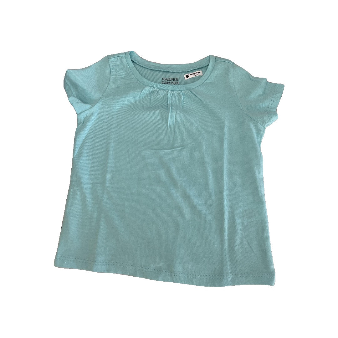 Harper Canyon Girls Teal T-Shirt Size: 24 months Teal