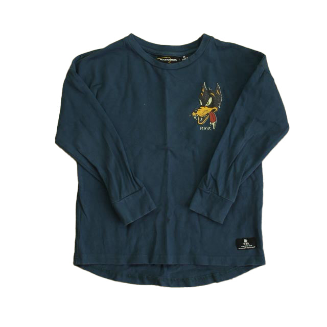 Rock Your Kid Boys Teal Long Sleeve T-Shirt Size: 4T Teal