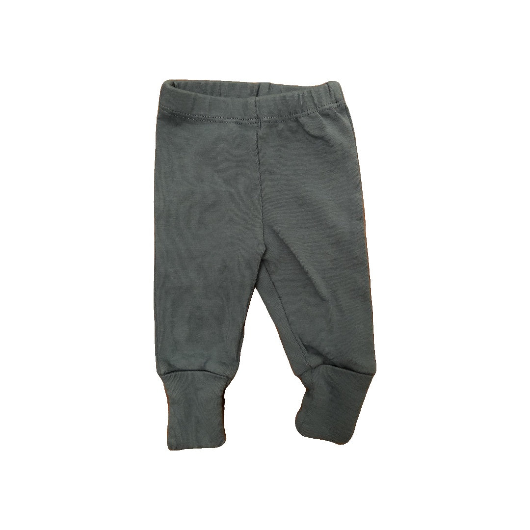 Primary Unisex Teal Pants Size: Newborn Teal