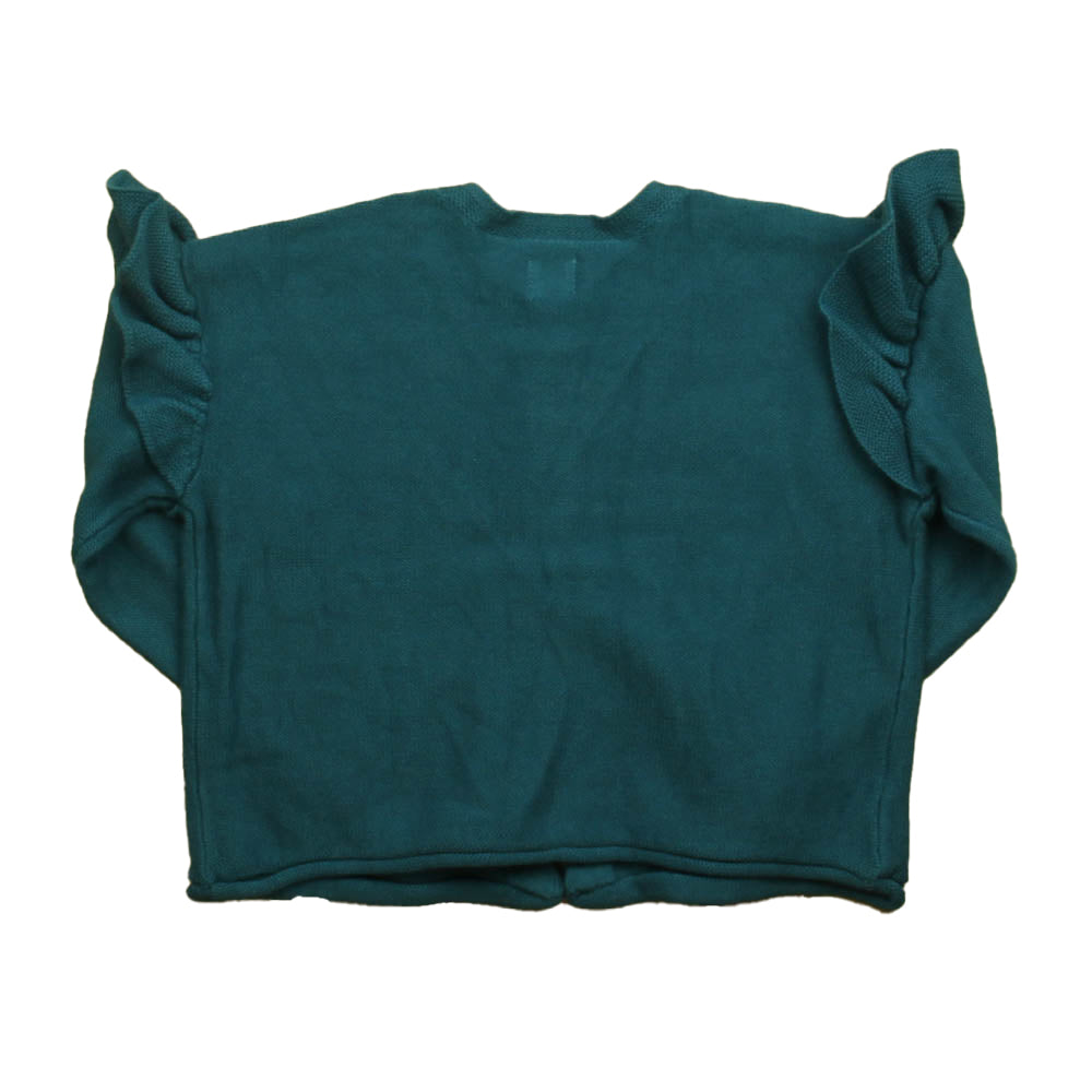 Tea Girls Teal Sweater Size: 4-5T Teal