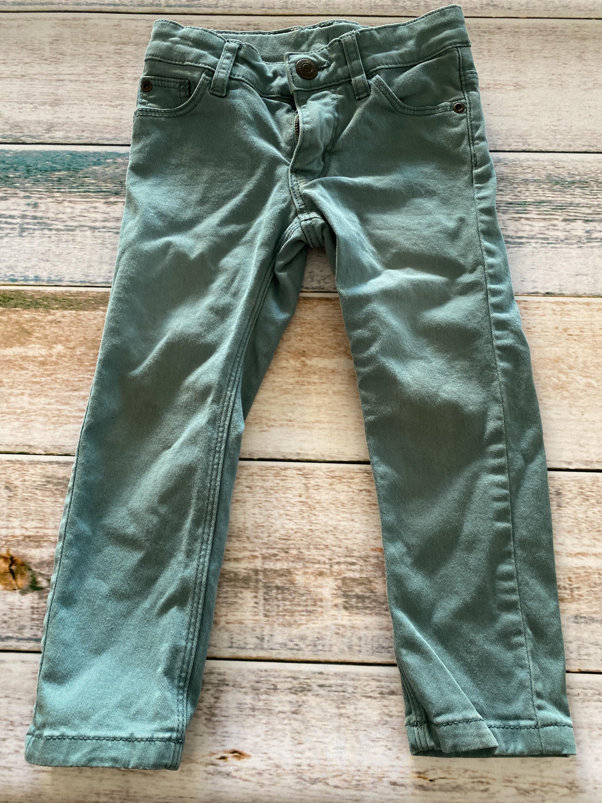 H&M Unisex Teal Jeans Size: 12-24 months Teal