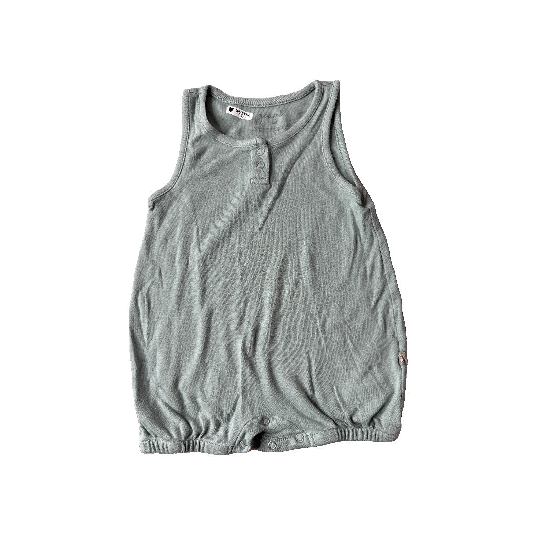 Goumi Boys Teal Romper Size: 12-18 months Teal