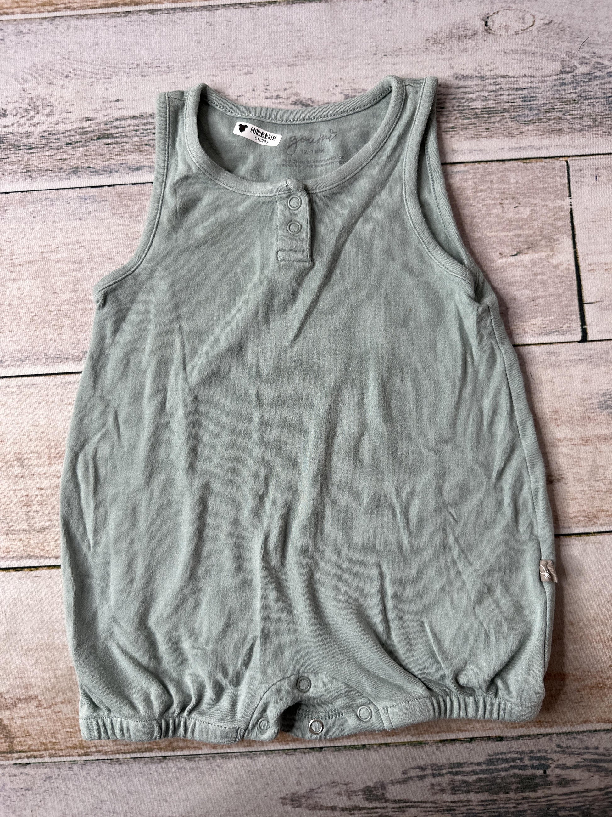 Goumi Boys Teal Romper Size: 12-18 months Teal