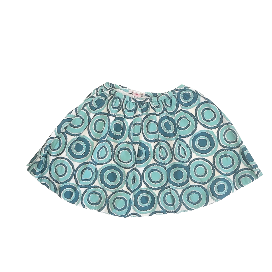 Bonpoint Girls Teal Skirt Size: 8 Years Teal