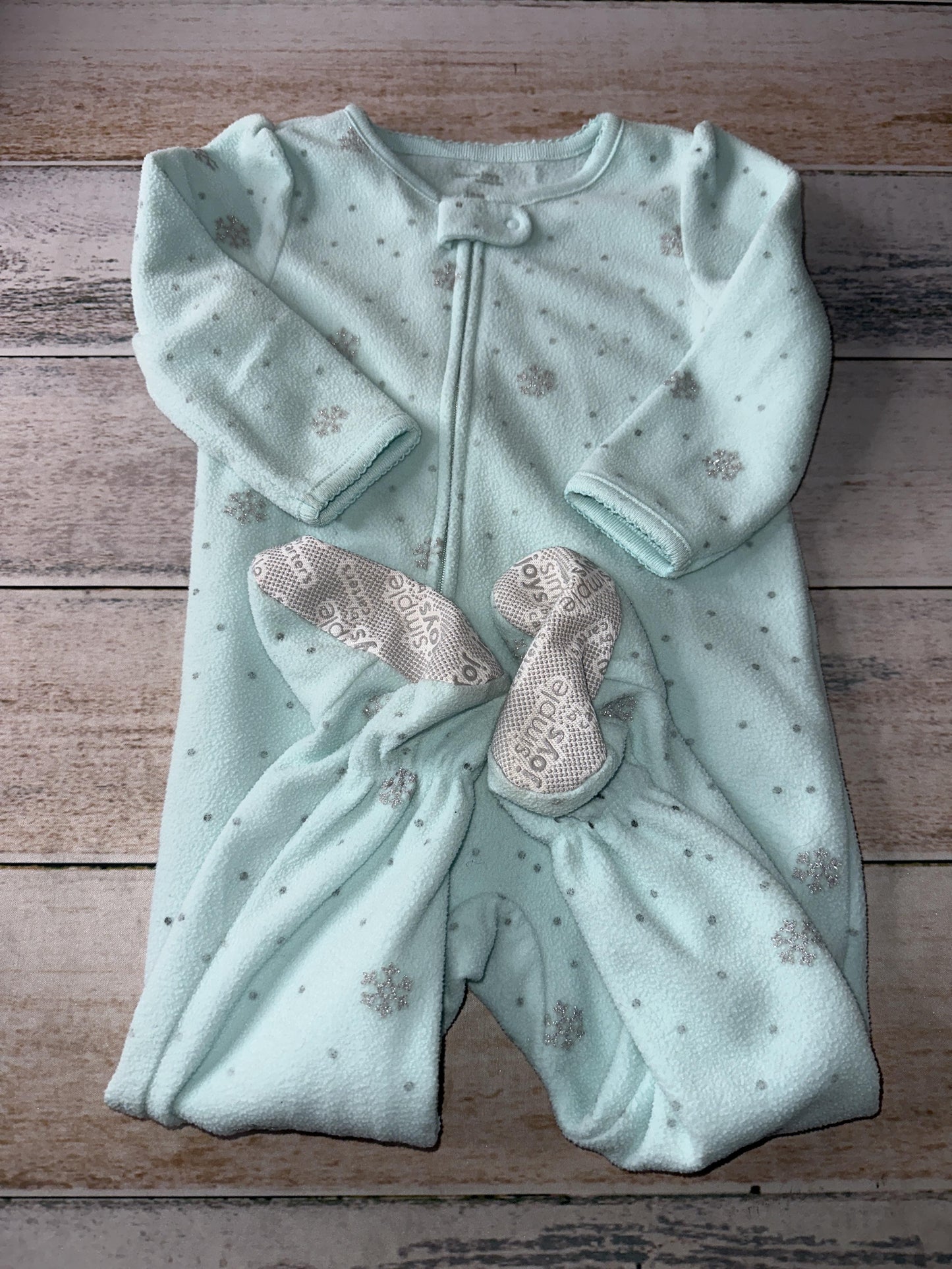 Carters Girls Teal Pajamas Size: 18 months Teal