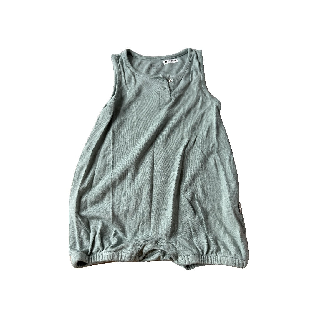 Goumi Unisex Teal Romper Size: 18-24 months Teal