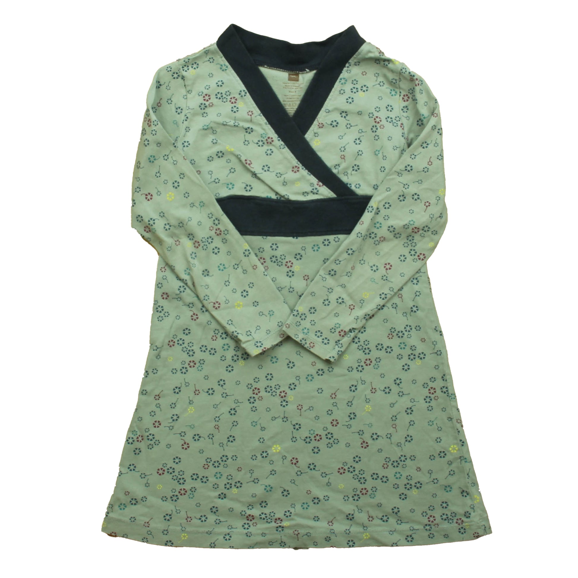 Tea Girls Teal Dress Size: 4T Teal