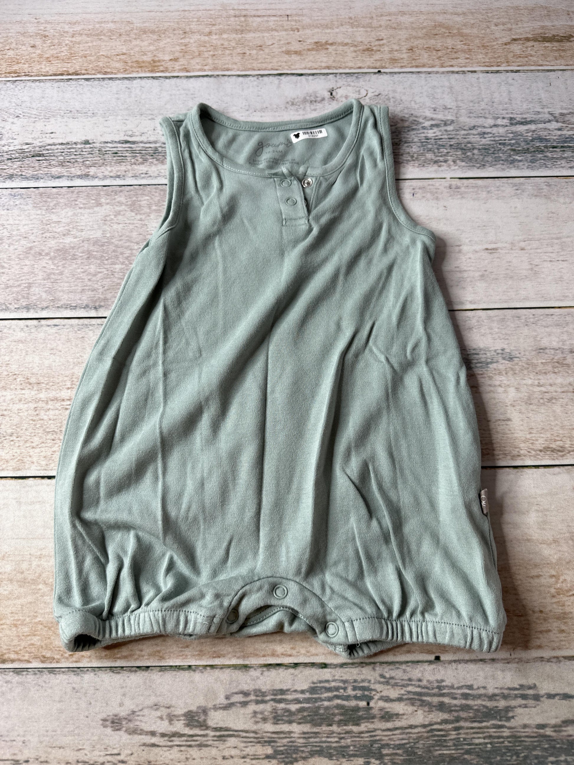 Goumi Unisex Teal Romper Size: 18-24 months Teal