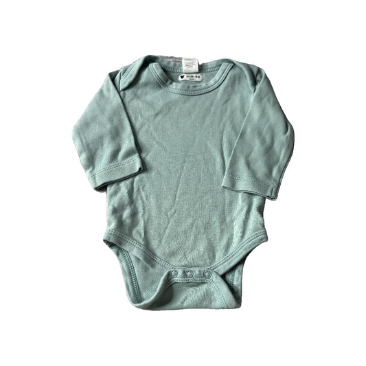 Colored Organics Unisex Teal Onesie Size: 0-3 months Teal