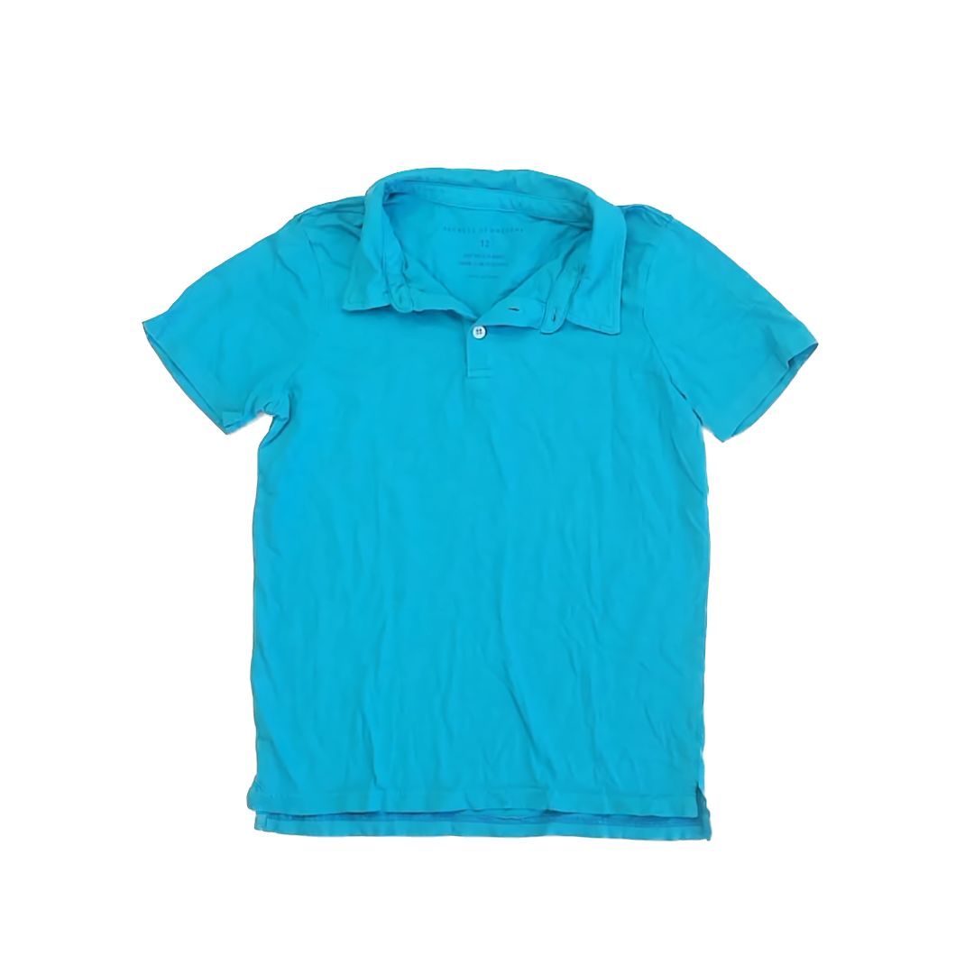 Rockets Of Awesome Boys Teal Polo Shirt Size: 12 Years Teal