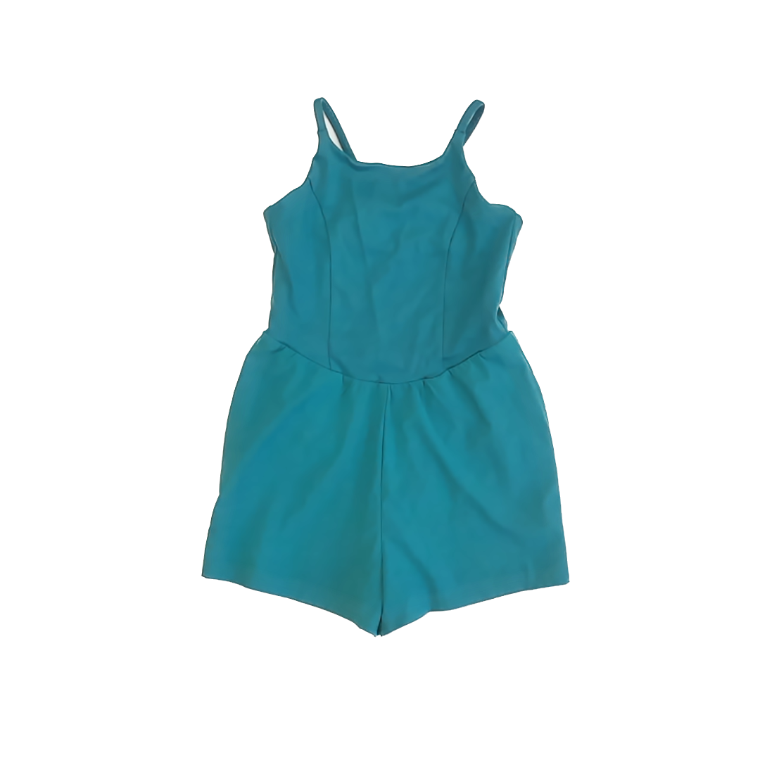 All In Motion Girls Teal Romper Size: 6-7 Years Teal