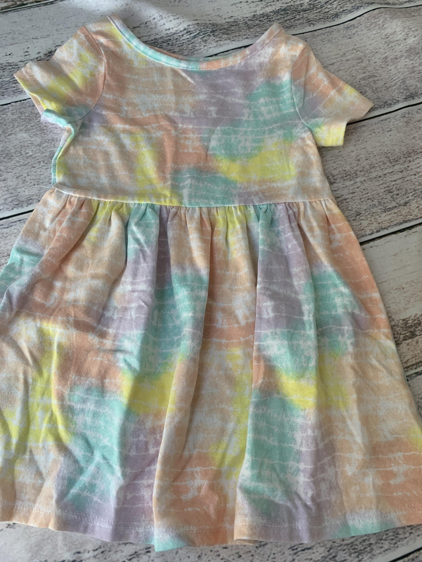 Cat & Jack Girls Tie Dye Dress Size: 2T Tie Dye