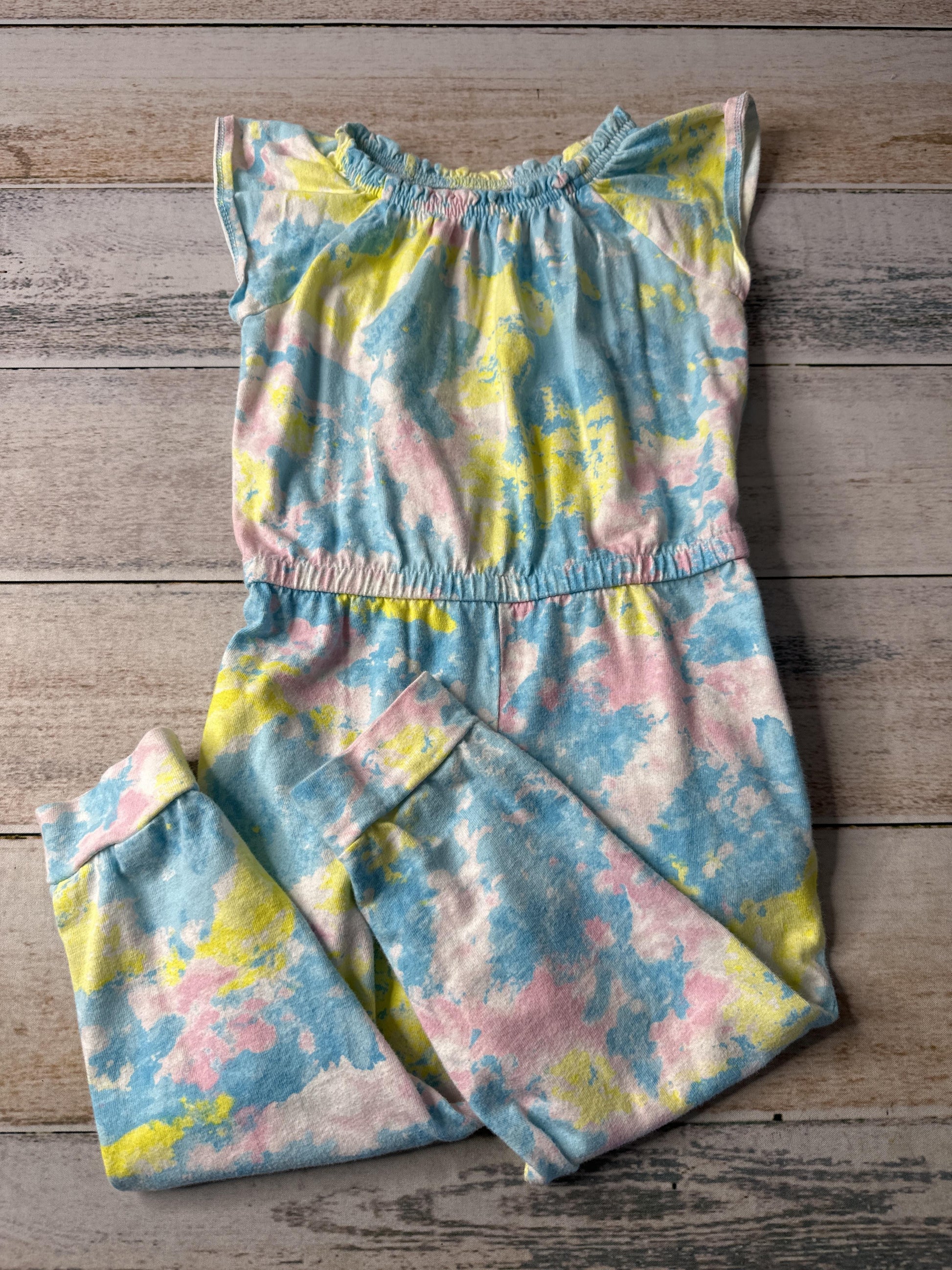 WonderNation Girls Tie Dye Romper Size: 3T Tie Dye