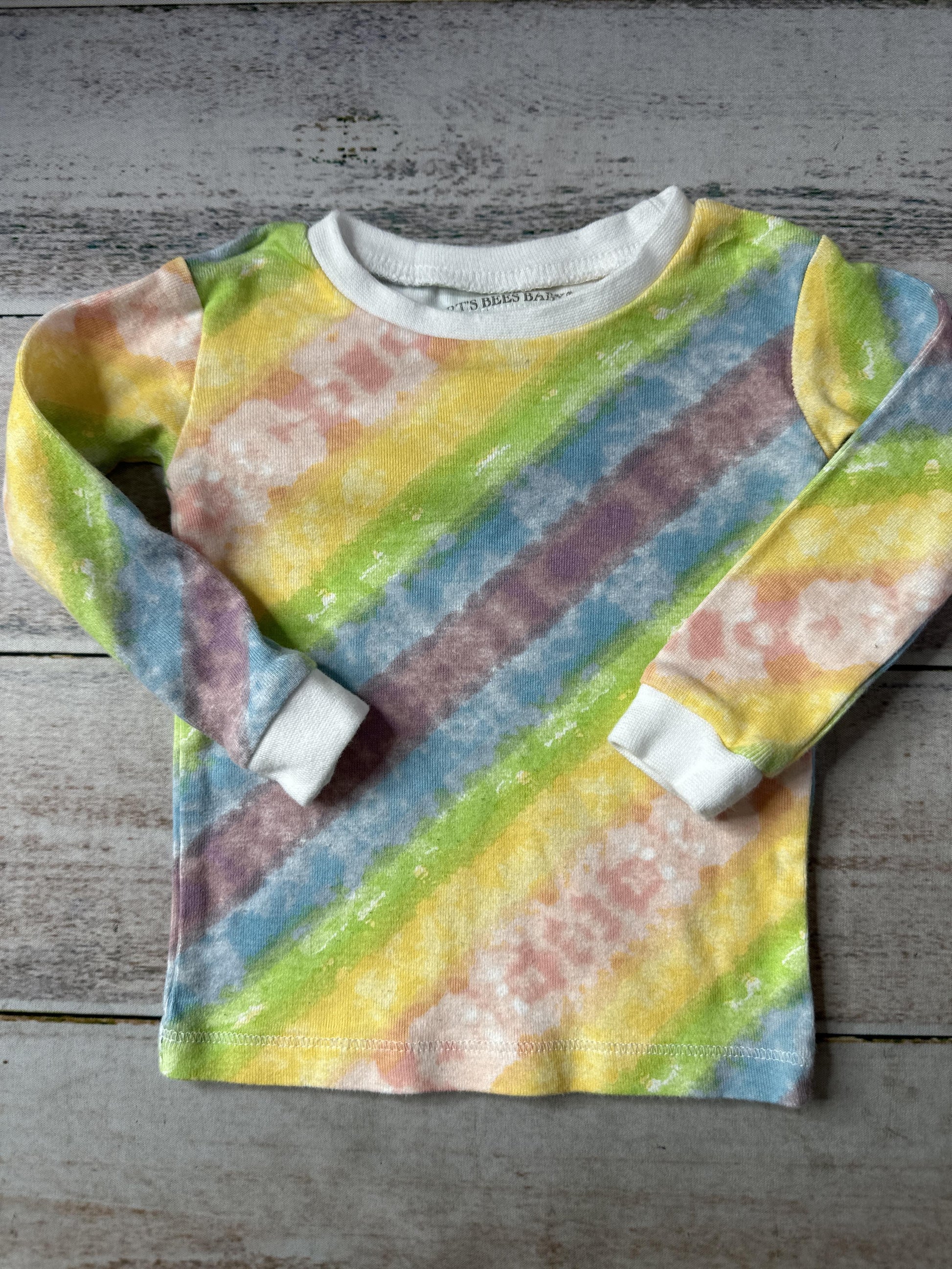 Burt's Bees Unisex Tie Dye Pajamas Size: 12 months Tie Dye