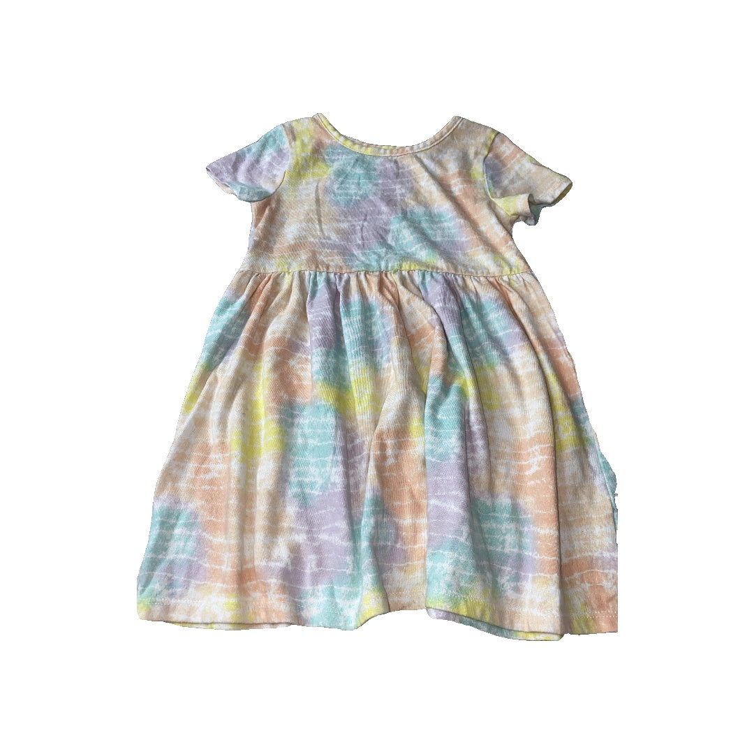 Cat & Jack Girls Tie Dye Dress Size: 4T Tie Dye