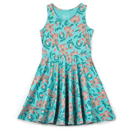 Mightly Girls Tiger Lily Dress Size: 6-14 Years