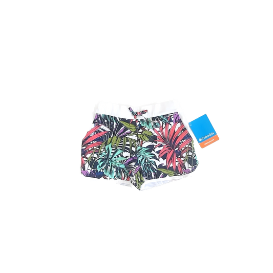 Columbia Girls Tropical Floral Cargo Shorts Size: 6 Years Tropical Floral