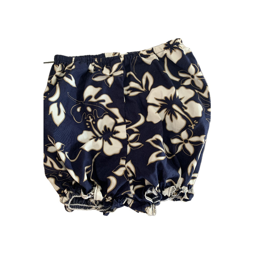 Girls Tropical | Navy Blue | White Shirt Size: 4T Tropical | Navy Blue | White