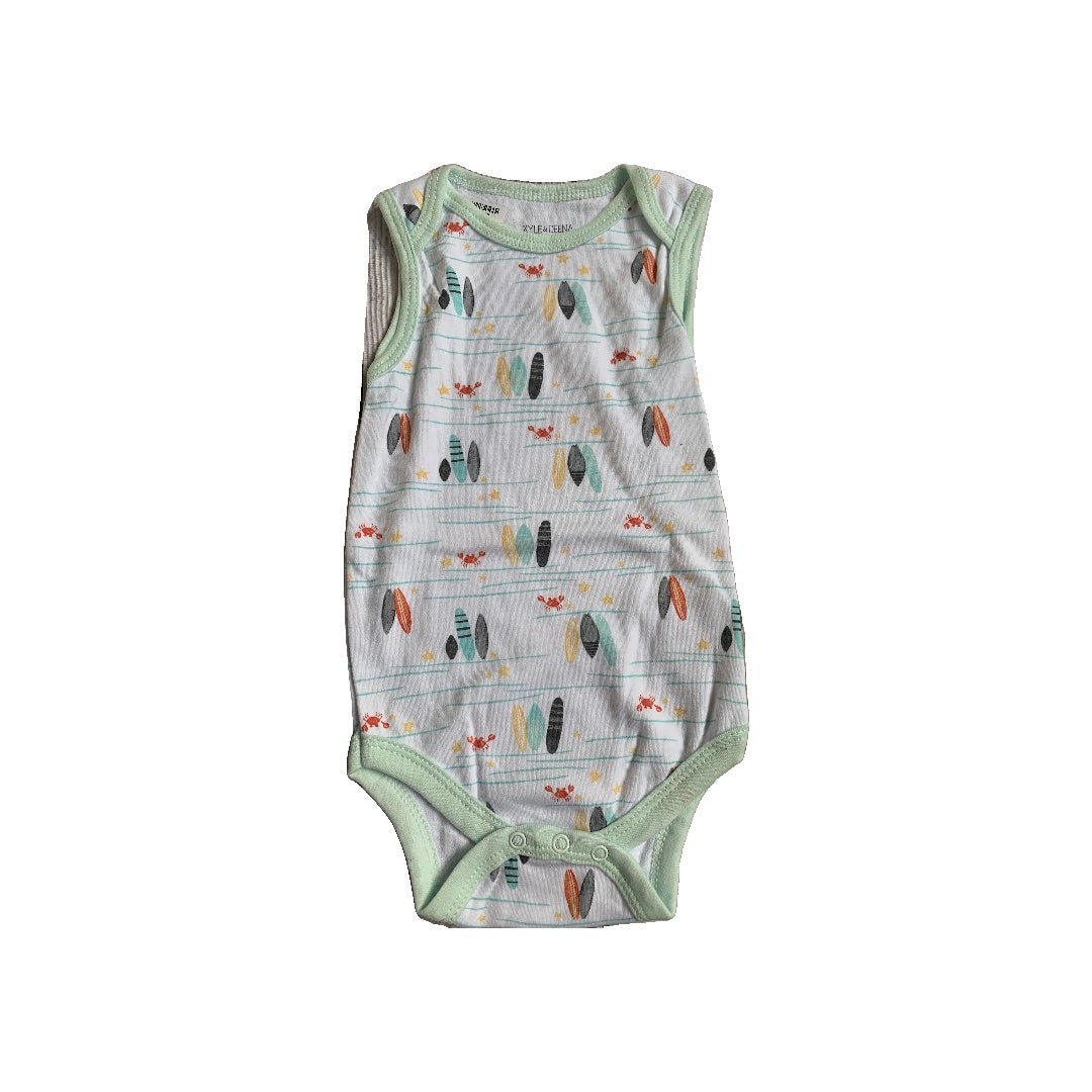 Kylee & Deena Boys Tropical Onesie Size: 6-9 months Tropical