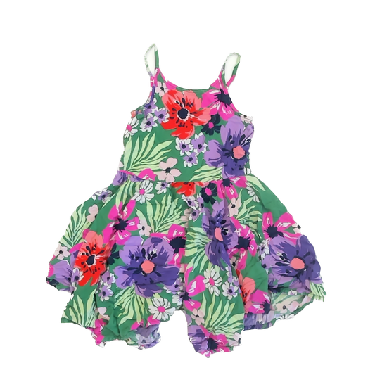 Unknown Girls Tropical Sun Dress Size: 7-8 Years * Tropical