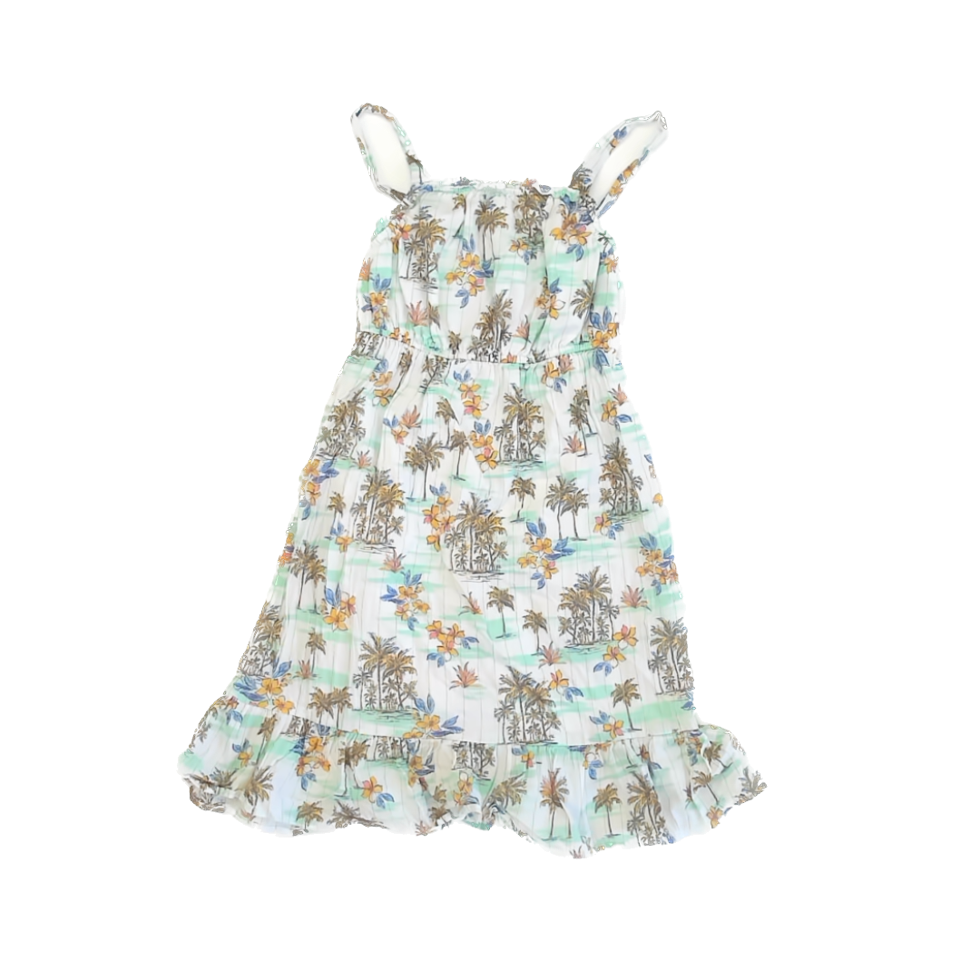Epic Threads Girls Tropical Sun Dress Size: YL 14-16 Years Tropical