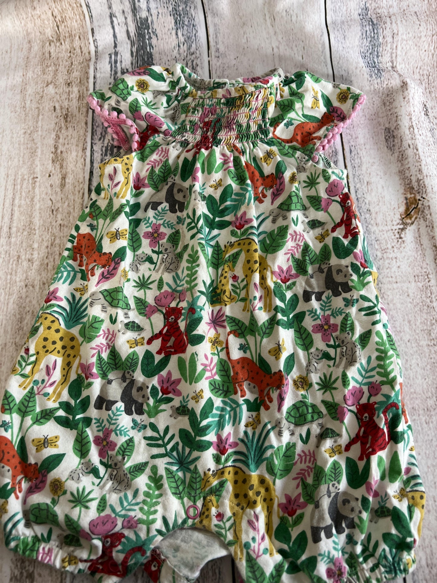 Baby Boden Girls Tropical Romper Size: 12-18 months Tropical