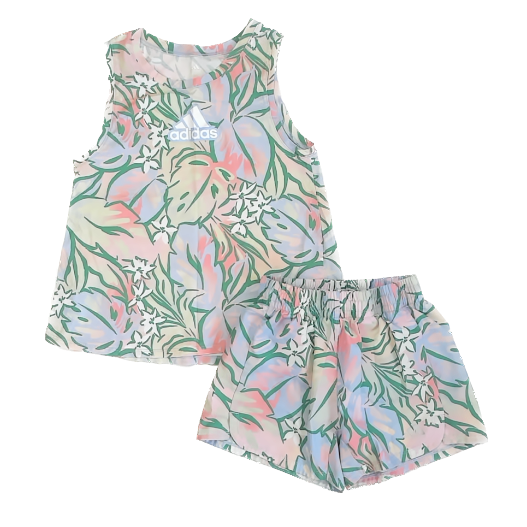 Adidas Girls Tropical Apparel Sets Size: 10-12 Years Tropical
