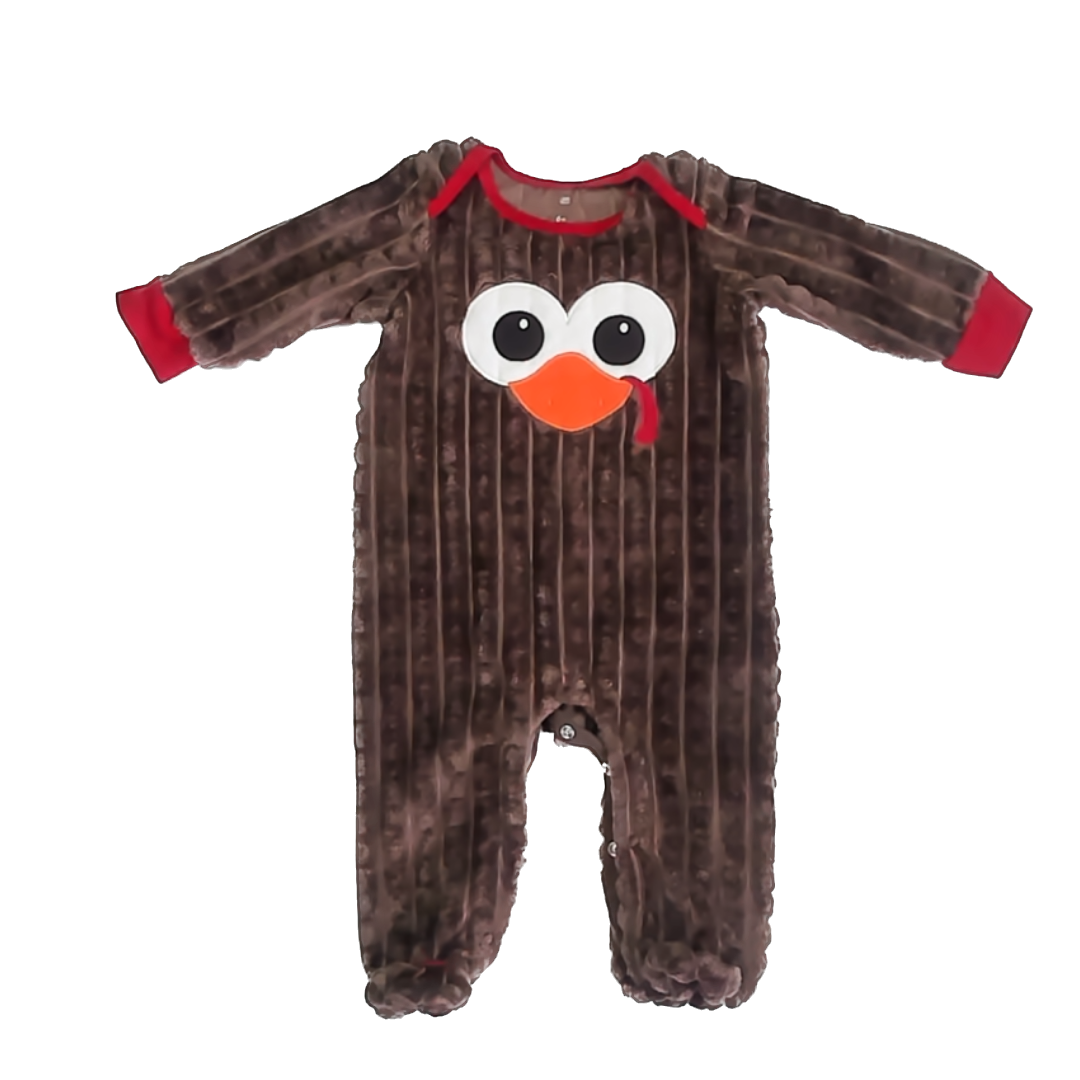 Baby Starters Unisex Turkey Costume Long Sleeve Outfit Size: 6 Months Turkey Costume
