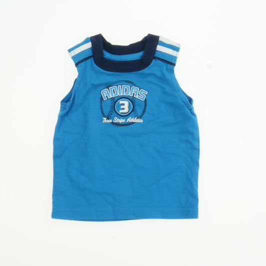 Adidas Boys Turqoise Tank Top Size: 3 Months Turqoise