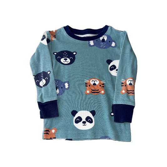 Carters Unisex Turquoise | animals Pajamas Size: 18 months Turquoise | animals