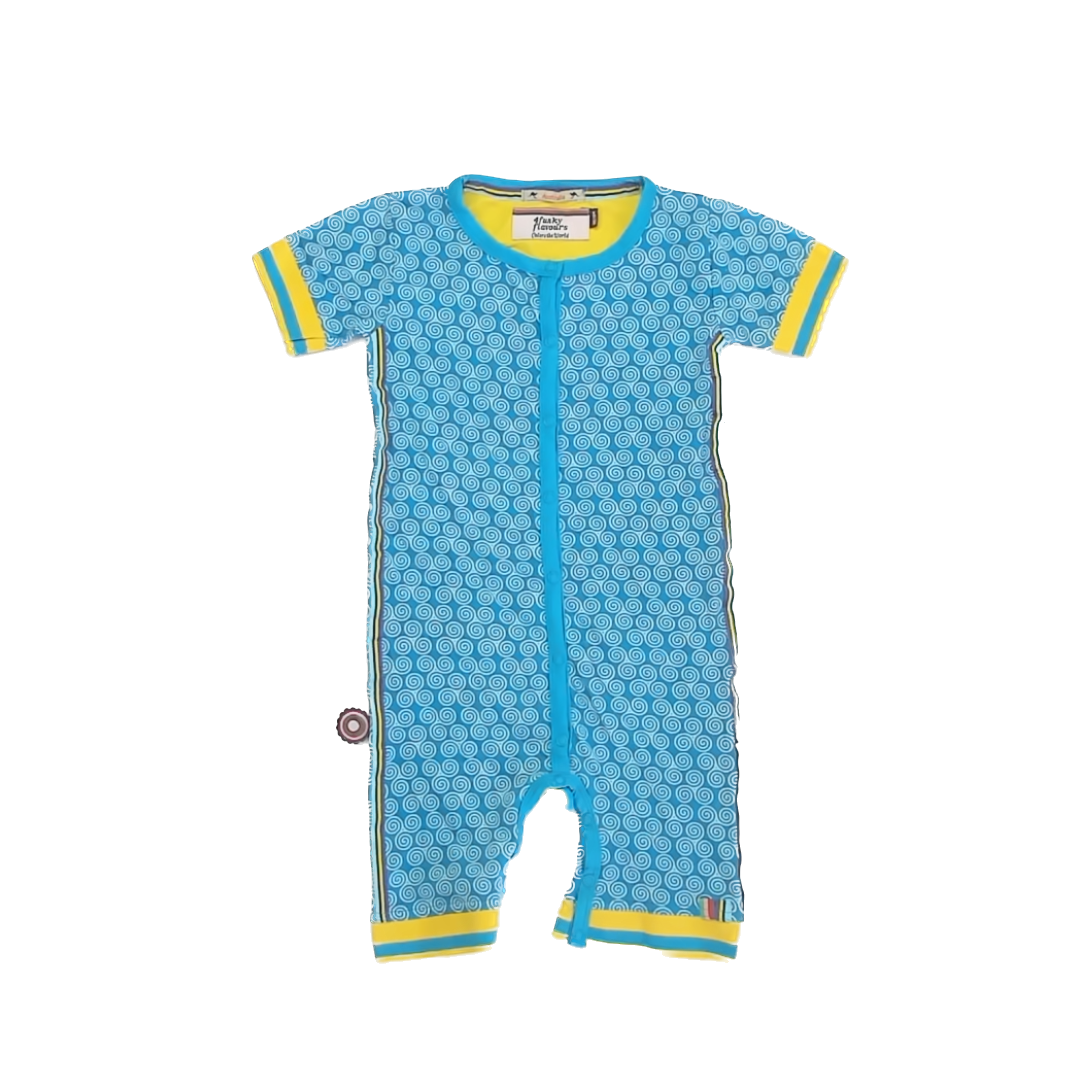 4 Funky flavours Unisex Turquoise| Australia Romper Size: 3T Turquoise| Australia