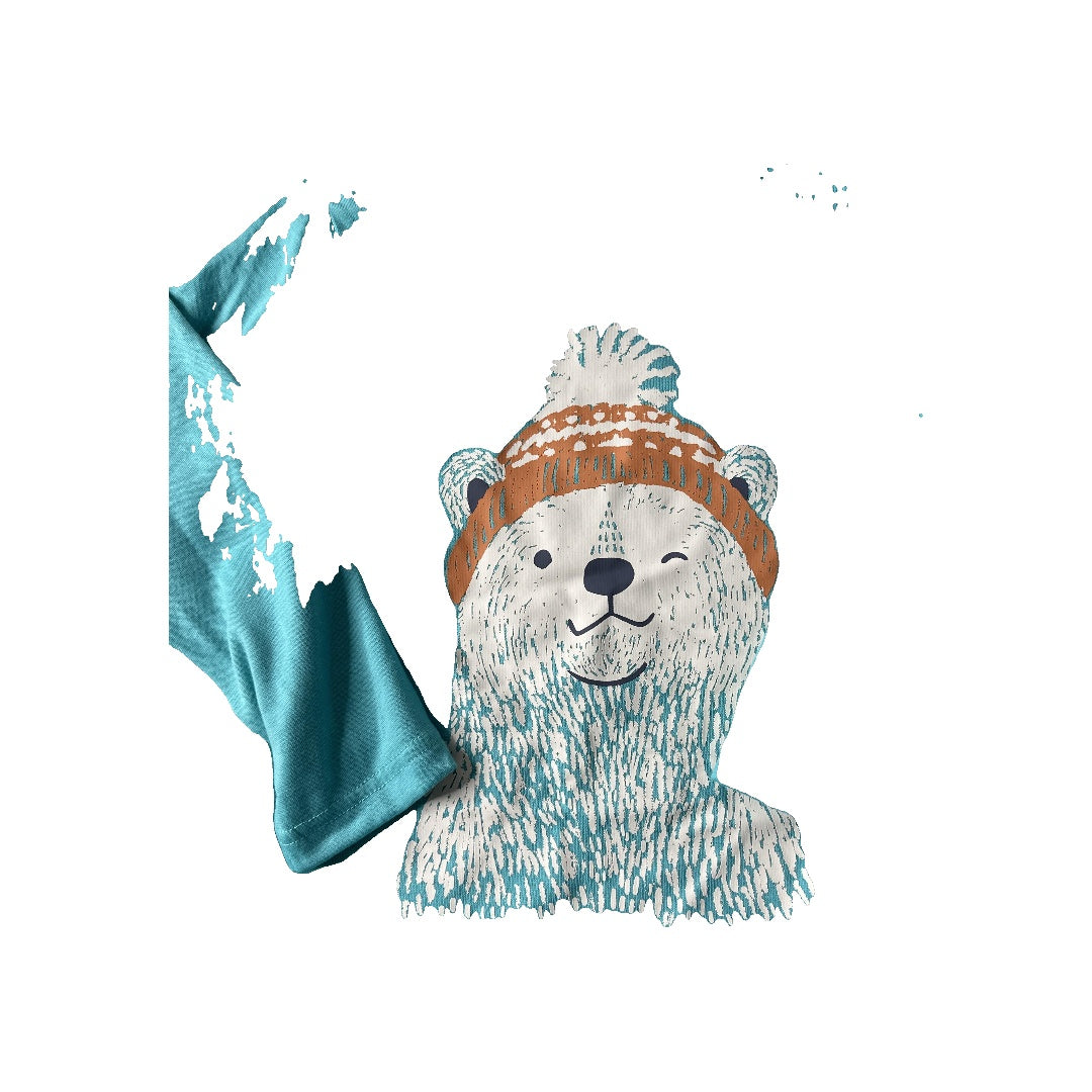 Carters Unisex Turquoise | bears Pajamas Size: 3T Turquoise | bears