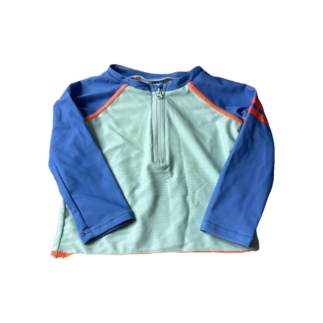 Rockets of Awesome Unisex Turquoise | Blue Rashguard Size: 12-18 months Turquoise | Blue