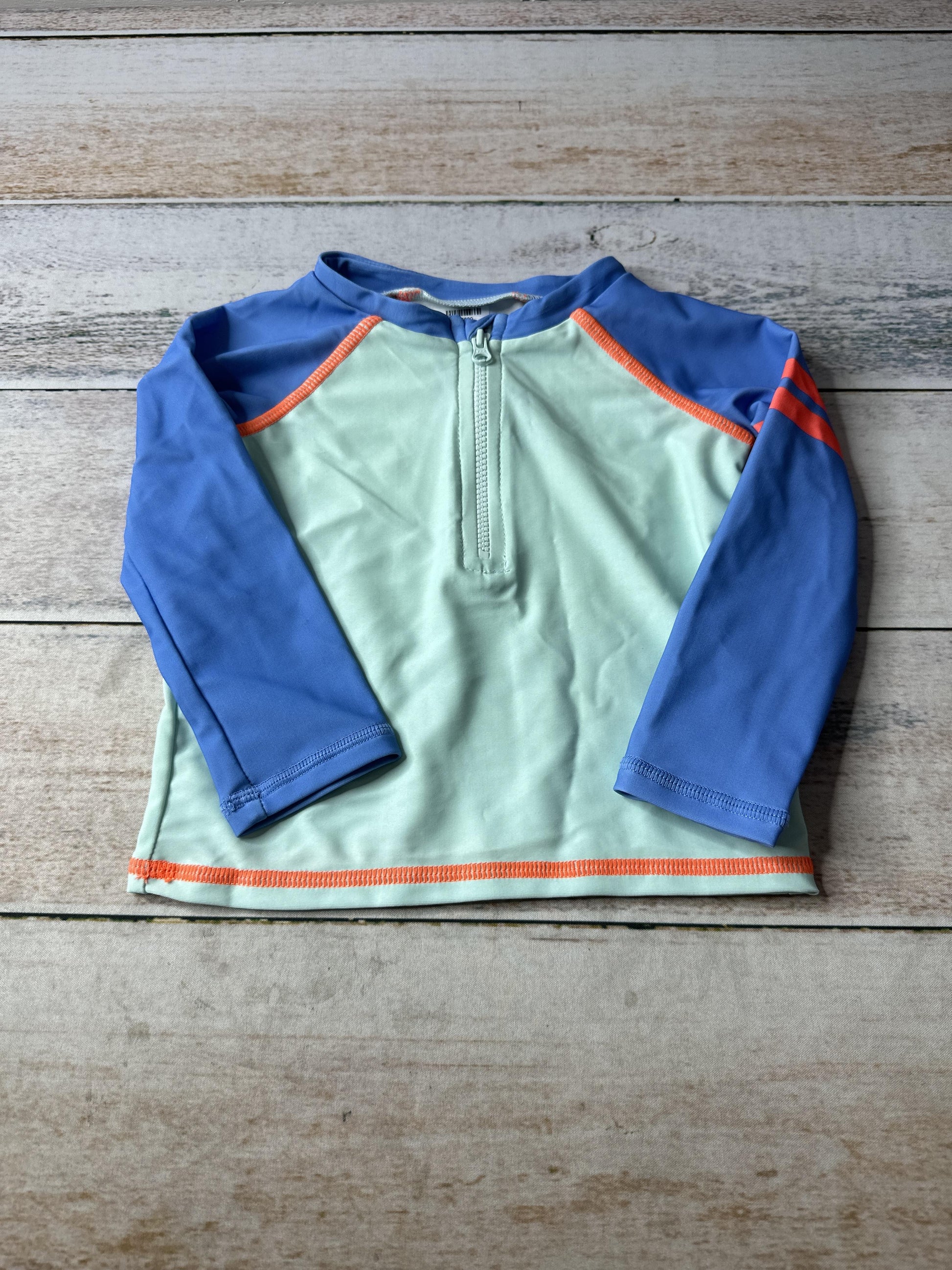 Rockets of Awesome Unisex Turquoise | Blue Rashguard Size: 12-18 months Turquoise | Blue