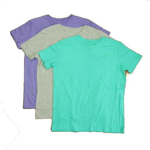 Mightly Girls Turquoise | Gray | Purple T-Shirt Size: 8 Years