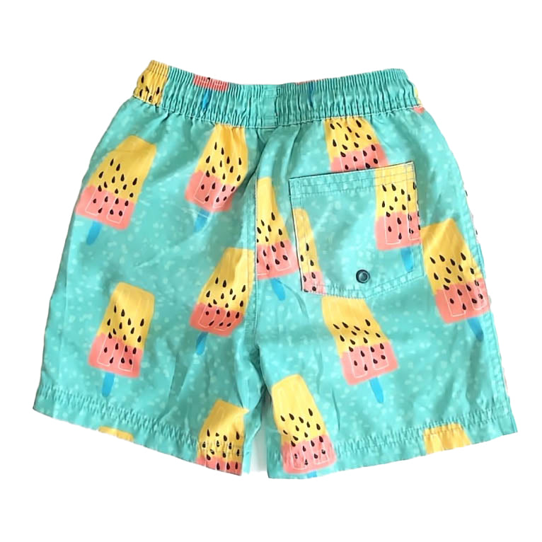 Tea Collection Boys Turquoise Ice Cream Trunks Size: 6 Years Turquoise Ice Cream