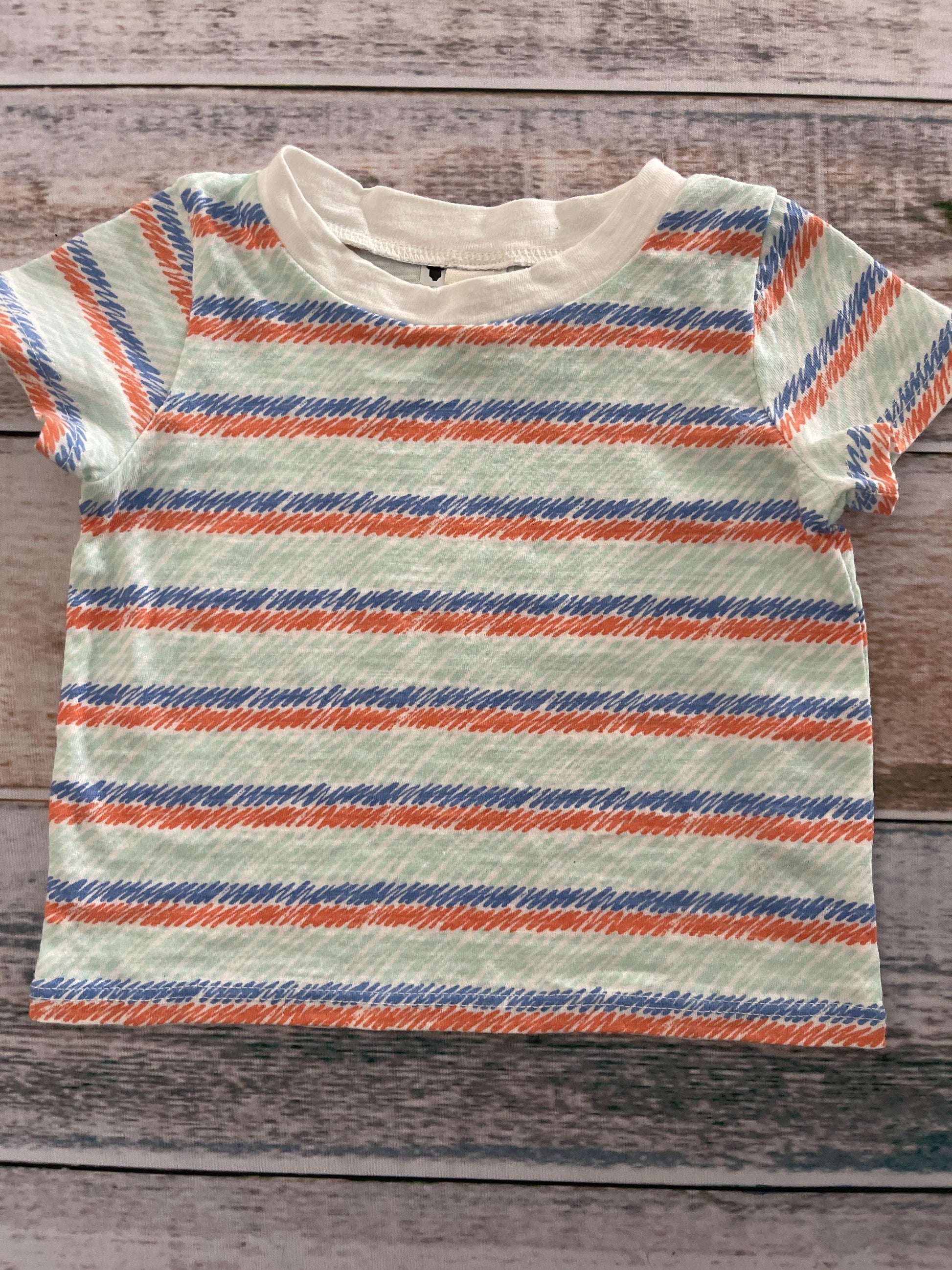 Tucker + Tate Girls Turquoise | Light Blue | orange T-Shirt Size: 6 months Turquoise | Light Blue | orange