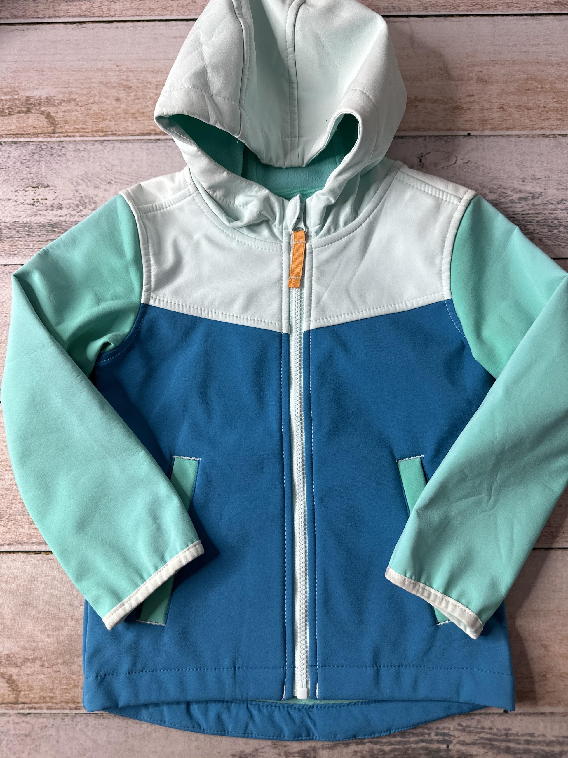 Unisex Turquoise | Light Blue Jacket Size: 4T Turquoise | Light Blue