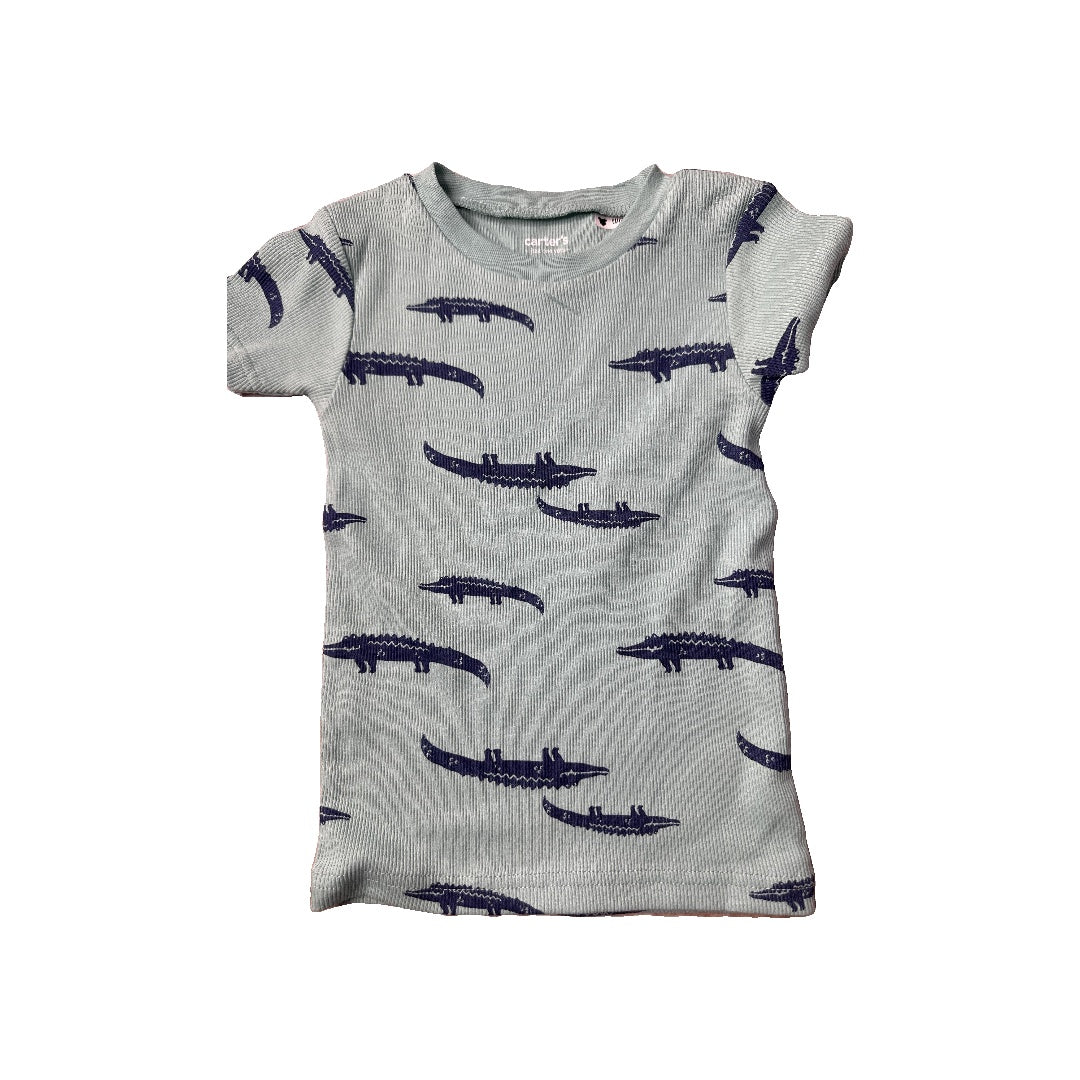 Carters Unisex Turquoise | Light Blue Pajamas Size: 3T Turquoise | Light Blue