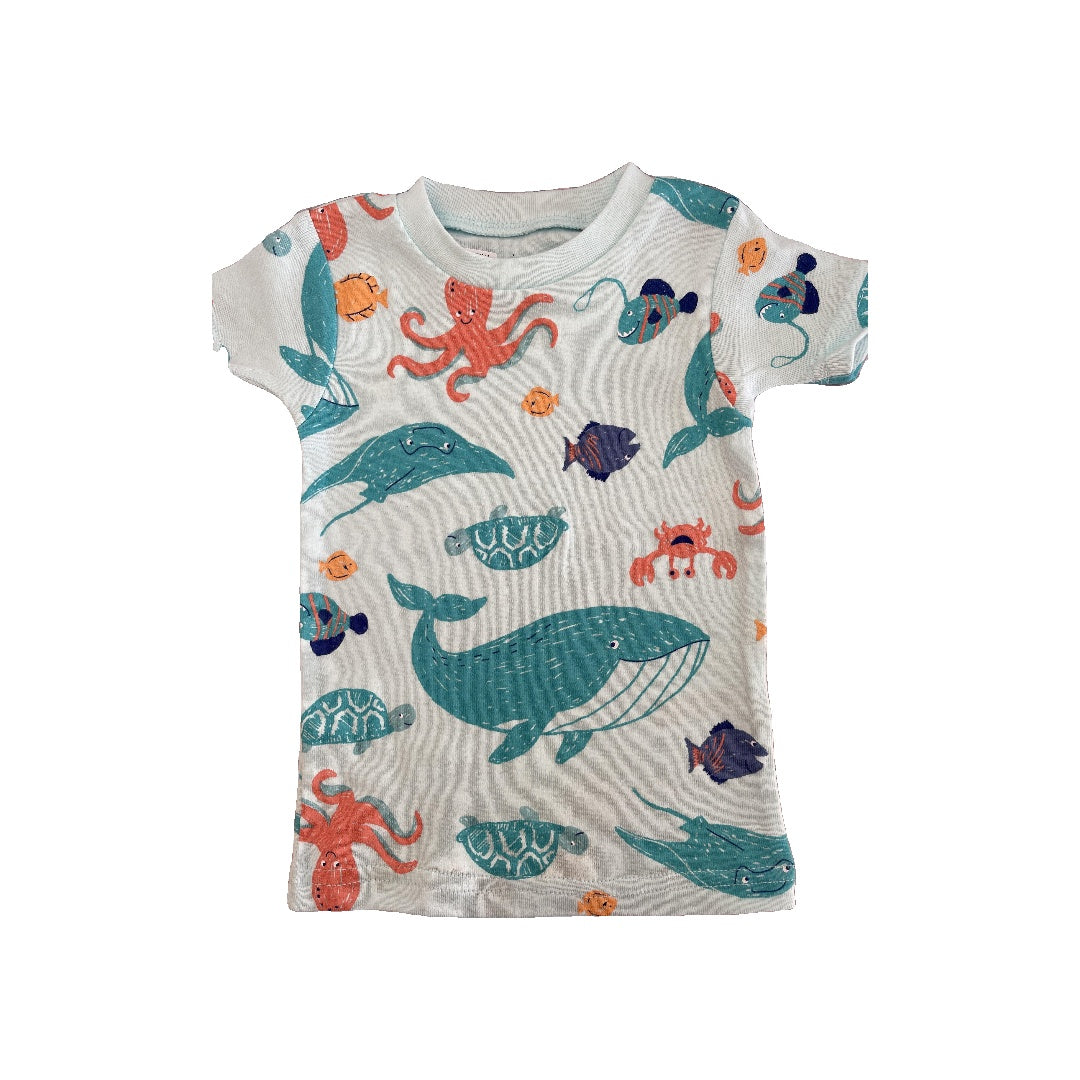 Carters Unisex Turquoise | Light Blue Pajamas Size: 12 months Turquoise | Light Blue