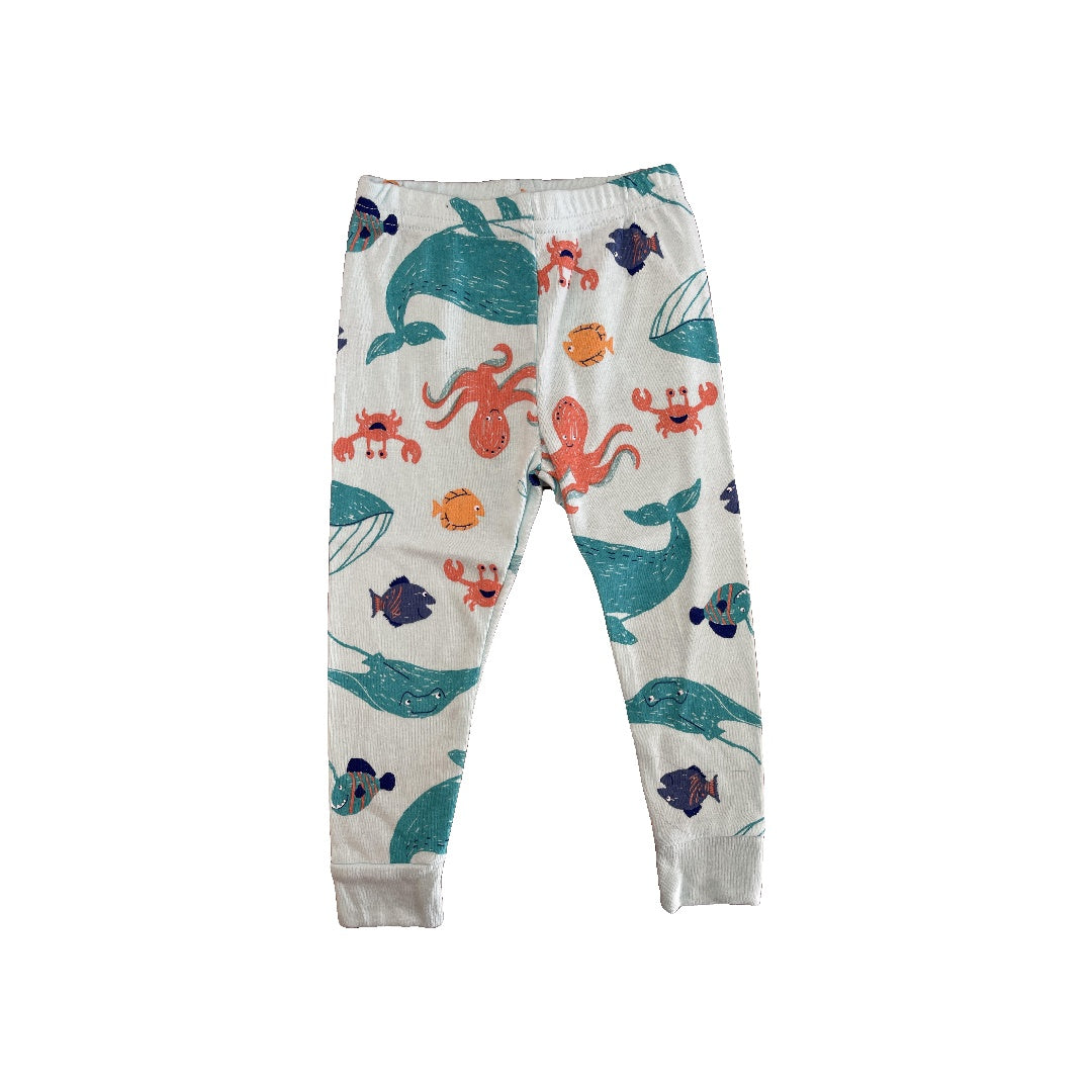 Carters Unisex Turquoise | Light Blue Pajamas Size: 12 months Turquoise | Light Blue