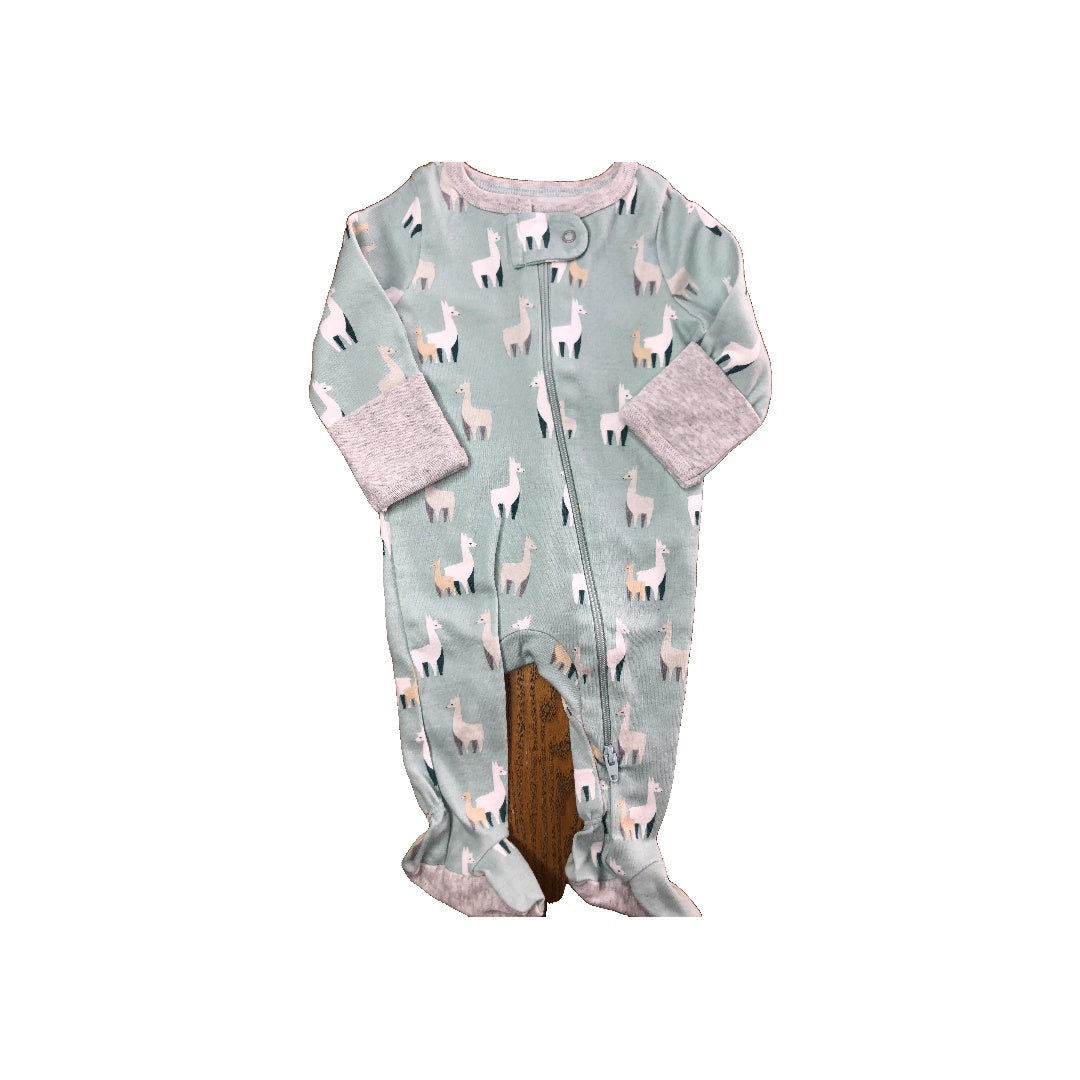 Cloud Island Unisex Turquoise | Light Blue Pajamas Size: Newborn Turquoise | Light Blue